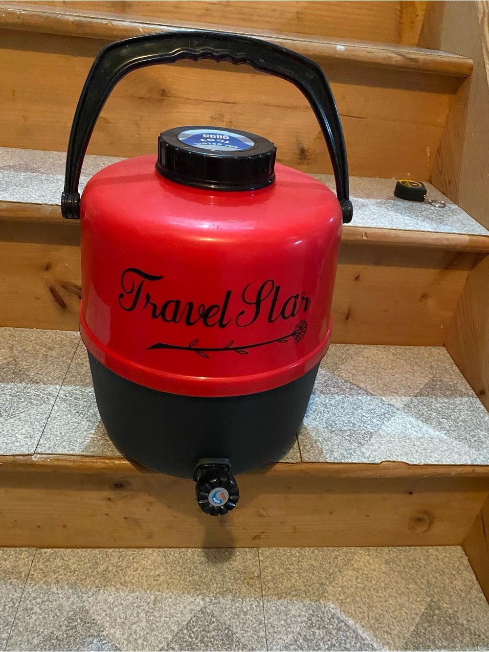 Red & Black Insulated Beverage Dispenser